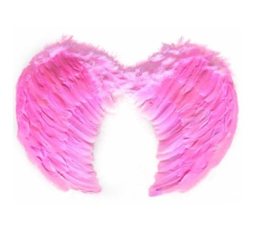 Pembe Renkli Orta Boy Çocuk Melek Kanadı 40x60 cm