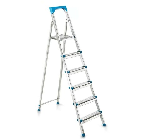 5+1 BASAMAKLI METAL MERDİVEN 125CM 120KG