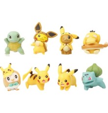 Pika Pika 8 Adet Mini Figür