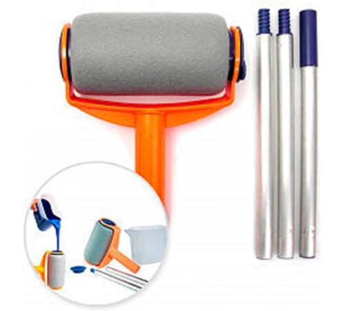 Pintar Facil Pratik Damlatmayan Boya Rulosu Ve Fırçası