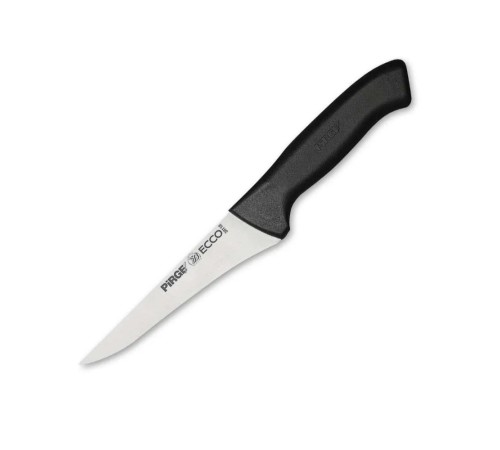 Pirge 38118 Ecco Kasap Et, Kemik Sıyırma Bıçağı 14,5 cm - Siyah