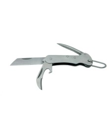 PK 153 Gümüş Gemici Çakı 9,5 cm - Metal Sap, Manuel