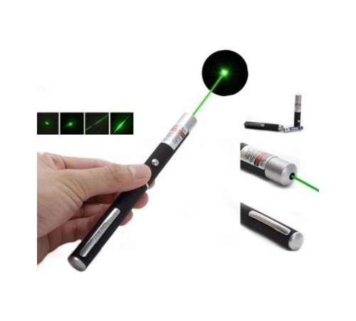 Polizei 10 Km Menzilli Tek Başlıklı Pilli Yeşil Lazer Uzun Menzil Kutulu Siyah