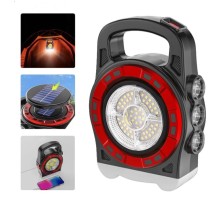 Polizei P-6678C Dış Mekan Solar Şarj Işığı Çok Fonksiyonlu Projektör Hazine Güçlü Işık El Feneri