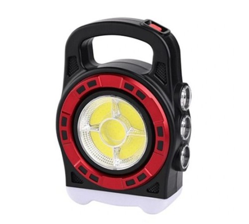 Polizei P-6678C Dış Mekan Solar Şarj Işığı Çok Fonksiyonlu Projektör Hazine Güçlü Işık El Feneri