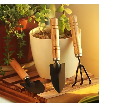 Portatif Kazma Kürek Tırmık Seti