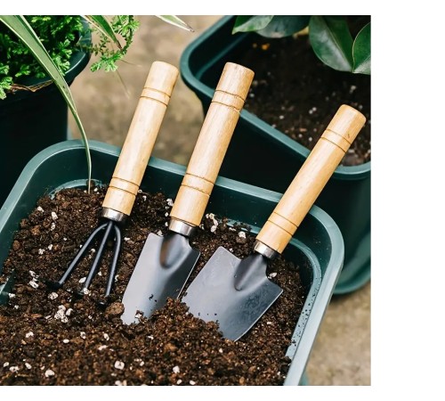 Portatif Kazma Kürek Tırmık Seti