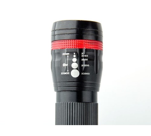 Power Ledli ve Zoomlu 2 Km Menzilli Alüminyum El Feneri