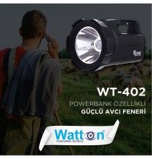 Profesyonel Avcı Feneri 30 W Gücünde Wt-402
