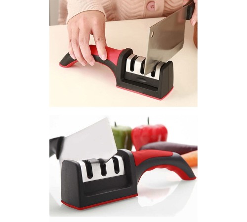 Profesyonel Bıçak Bileyici 3 Açılı Elmas Seramik Tungsten Çelik El Bıçakları Bileme