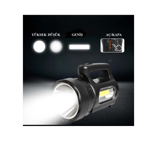 Profesyonel Ultra Güçlü LED El Feneri - Yüksek Performanslı 900 Lümen Aydınlatma