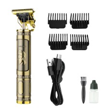 PS-033 Çelik Kasa Profesyonel T-bıçak Saç Sakal Ense Ve Çizim Tıraş Makinesi