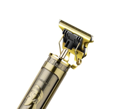 PS-033 Çelik Kasa Profesyonel T-bıçak Saç Sakal Ense Ve Çizim Tıraş Makinesi