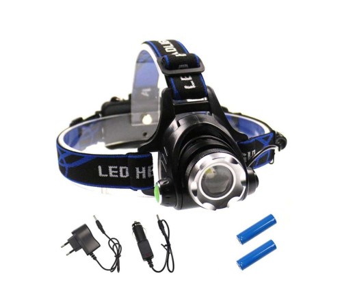 PS-XQ-19 T6 Orjinal 800 Lümen Profesyonel T6 Şarjlı Zoomlu Kafa Lambası