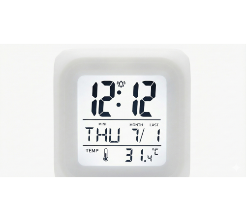 Renk Değiştiren Küp Saat