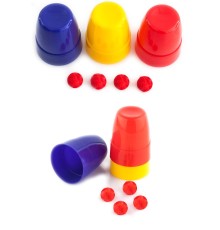 Renkli Kupalar ve Toplar Sihirbazlık Seti - Başlangıç Seviyesi Sihir Malzemesi