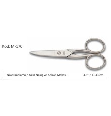Rose Europe Kalın Nakış Makası Süper Kalite No:4.5 11,43 CM