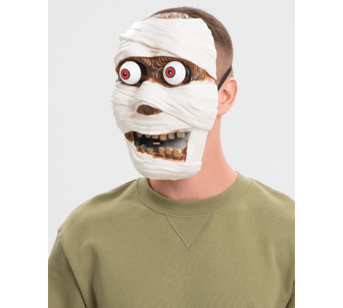 Sallanan Yaylı Oynar Gözlü Mumya Maskesi