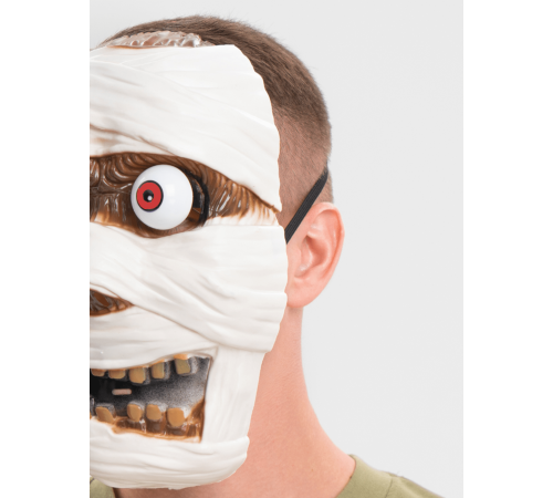 Sallanan Yaylı Oynar Gözlü Mumya Maskesi