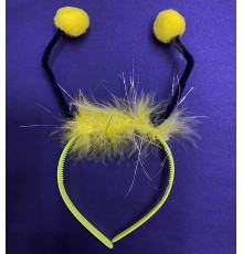 Sarı Ponponlu Gösteriler İçin Plastik Arı Maya Tacı