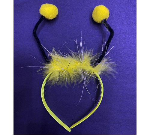 Sarı Ponponlu Gösteriler İçin Plastik Arı Maya Tacı