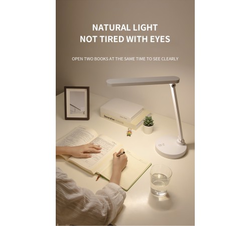 Şarjlı 40 Led Çalışma Okuma Işığı Kademeli Masa Lambası Ayarlanabilir Renk Tonu Ve Parlaklık PS-1912