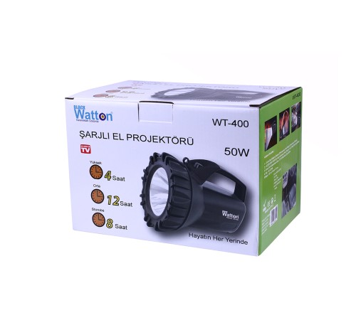 Şarjlı 50 W Büyük Fener Wt-400
