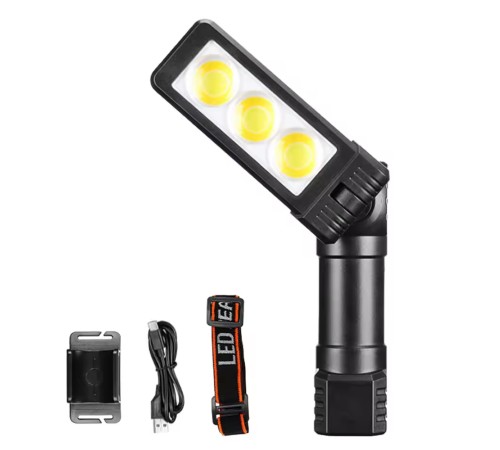 Şarjlı Mıknatıslı Çalışma Lambası Kafa Işığı WT-706