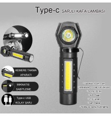 Şarjlı Mıktanıslı Kafa Lambasi Wt-621