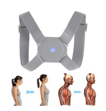 Sensörlü Dik Duruş Korsesi Şarjlı Titreşimli