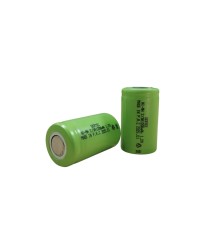 Sertec - 1.2V 1200 Mah - 2/3A - Ni-MH Şarjlı Pil - (Başsız / Flat Head)