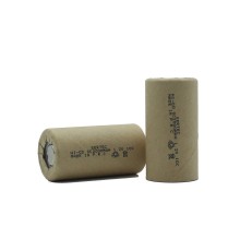 Sertec 1.2V Ni-Cd SC 2000 Mah Kağıt Şarjlı Pil 10C (Başsız/Flat Head)