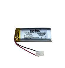 Sertec 102050 3.7V 1000mAh Li-Polymer Pil (Devreli/1.5A)