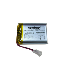 Sertec 103040 3.7V 1200mAh Li-Polymer Pil (Devreli/1.5A)