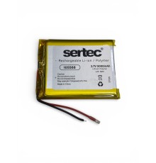 Sertec 105568 3.7V 5000 mAh Li-Polymer Pil (Devreli/1.5A)