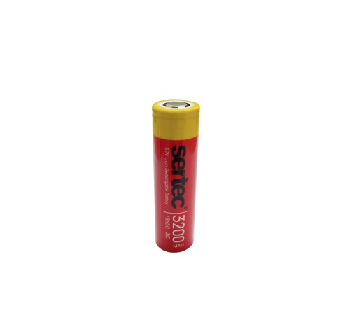 Sertec 18650 3.7V 3200 Mah 3C Li-Ion Şarjlı Pil