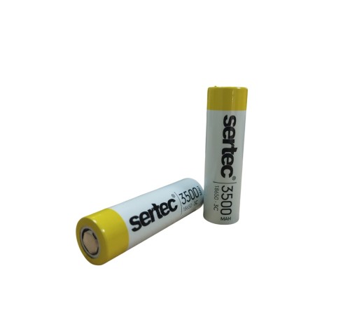 Sertec 18650 3.7V 3500 Mah 3C Li-Ion Şarjlı Pil