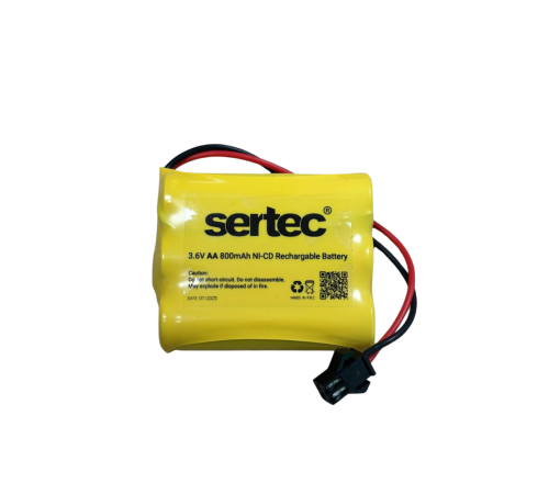 SERTEC 3.6V 3S1P AA 800 MAH KABLO + SİYAH KONNEKTÖRLÜ OYUNCAK PİLİ