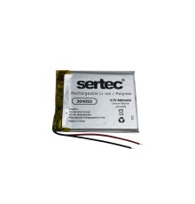Sertec 304053 3.7V 600 MAh Li-Polymer Pil (Devreli/1.5A)