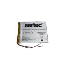 Sertec 357090 3.7V 2500 MAh Li-Polymer Pil (Devreli/1.5A)