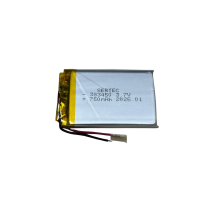 Sertec 383450 3.7V 750 MAh Li-Polymer Pil (Devreli/1.5A)