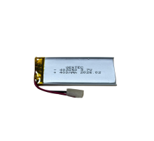 Sertec 402050 3.7V 400mAh Li-Polymer Pil (Devreli/1.5A)