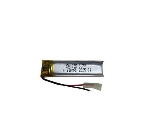 Sertec 501035 3.7V 130mAh Li-Polymer Pil (Devreli/1.5A)