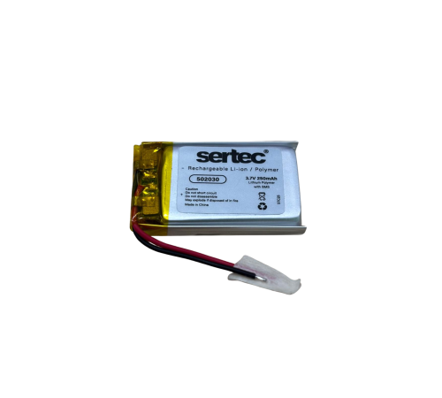 Sertec 502030 3.7V 250 MAh Li-Polymer Pil (Devreli/1.5A)