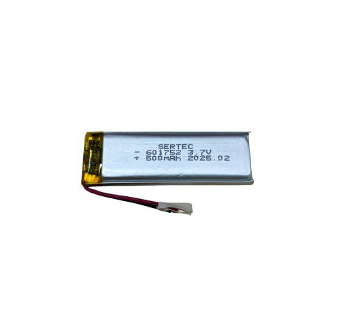 Sertec 601752 3.7V 500 MAh Li-Polymer Pil (Devreli/1.5A)