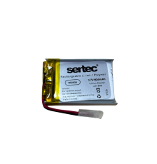 Sertec 602535 3.7V 600 MAh Li-Polymer Pil (Devreli/1.5A)