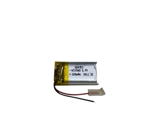 Sertec 631525 3.7V 180 mAh Li-Polymer Pil (Devreli/1.5A)