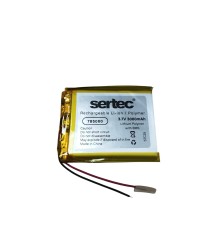 Sertec 785060 3.7V 3000mAh Li-Polymer Pil (Devreli/1.5A)