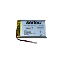 Sertec 803450 3.7V 1500mAh Li-Polymer Pil (Devreli/1.5A)