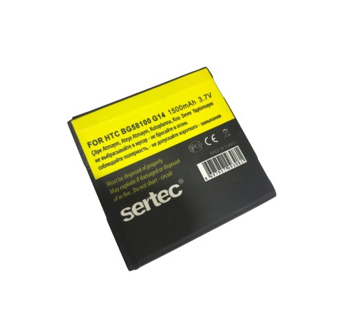 SERTEC - HTC   G14 Sensation / BG58100 Uyumlu Batarya